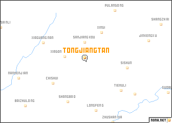 map of Tongjiangtan