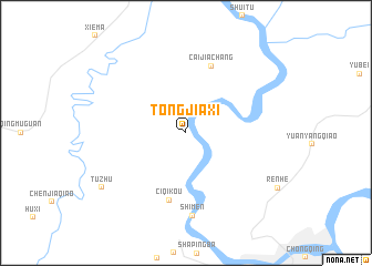map of Tongjiaxi