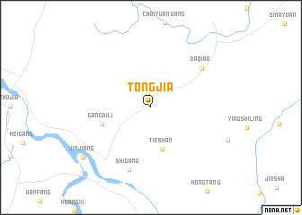 map of Tongjia