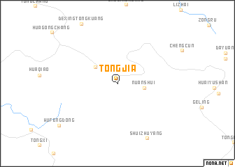 map of Tongjia