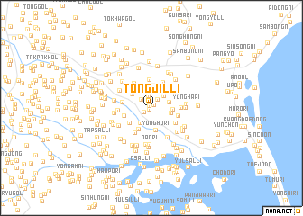 map of Tongjil-li
