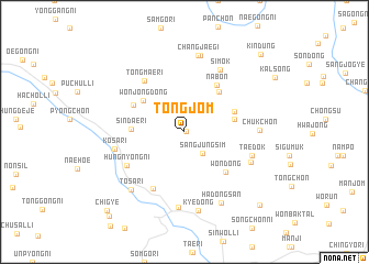 map of Tongjŏm