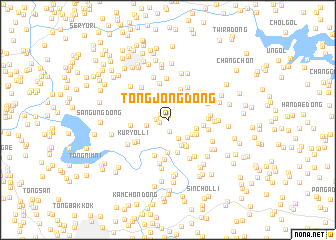 map of Tongjŏng-dong