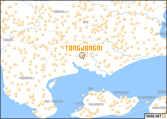 map of Tongjŏng-ni