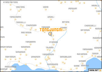 map of Tongjung-ni