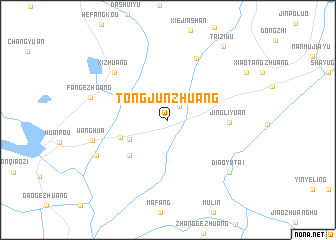 map of Tongjunzhuang