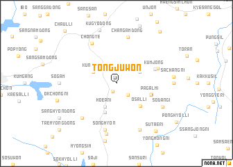 map of Tongjuwŏn