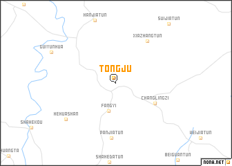map of Tongju