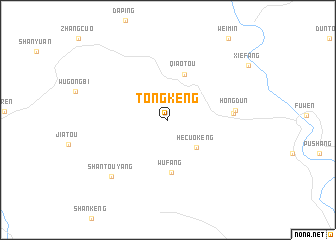 map of Tongkeng