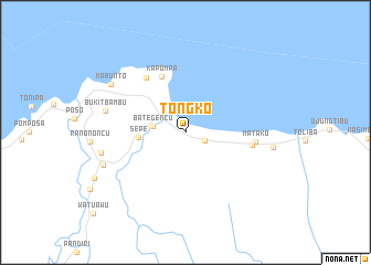 map of Tongko