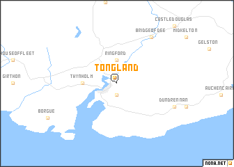 map of Tongland