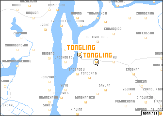 map of Tongling