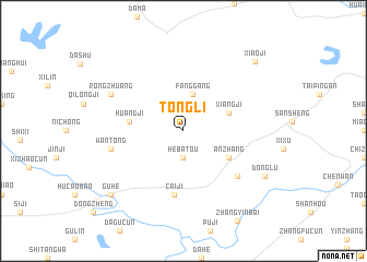 map of Tongli