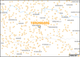 map of Tongma-dong