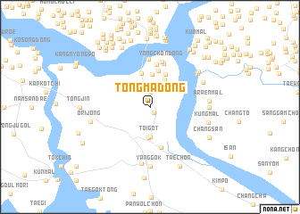 map of Tongma-dong