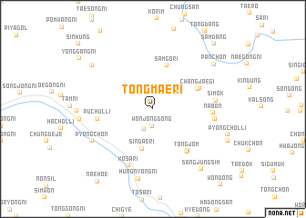 map of Tongmae-ri