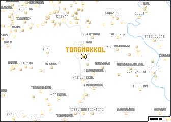 map of Tongmak-kol