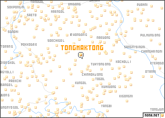 map of Tongmak-tong