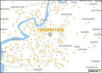 map of Tongmak-tong