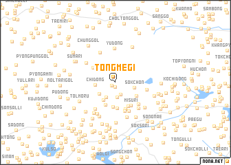 map of Tongmegi