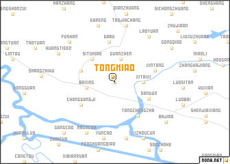 map of Tongmiao