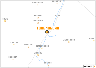 map of Tongmuguan