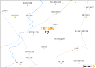 map of Tongmu