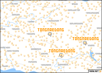 map of Tongnae-dong