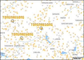 map of Tongnae-dong