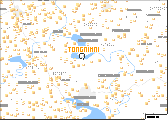 map of Tongnim-ni