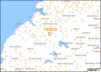 map of Tong-ni