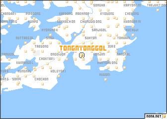 map of Tongnyŏng-gol