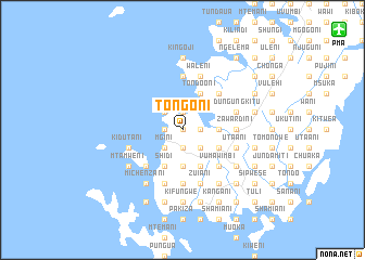 map of Tongoni