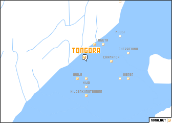 map of Tongora