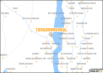 map of Tongosaré Peul