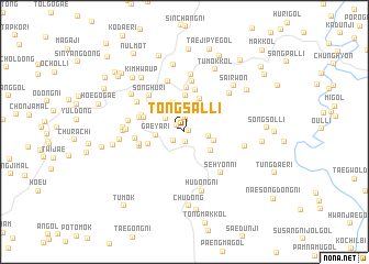 map of Tongsal-li