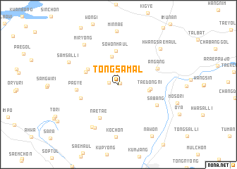 map of Tongsamal