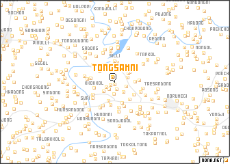 map of Tongsam-ni