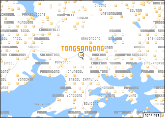 map of Tongsan-dong