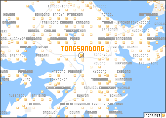 map of T\