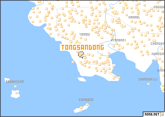 map of Tongsan-dong