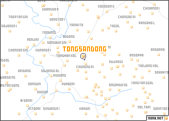 map of Tongsan-dong