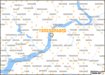 map of Tongsan-dong