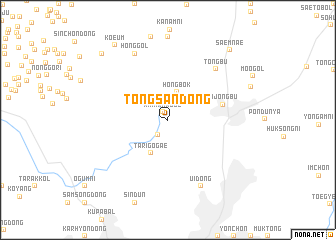 map of Tongsan-dong