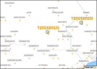 map of Tongsang-ni