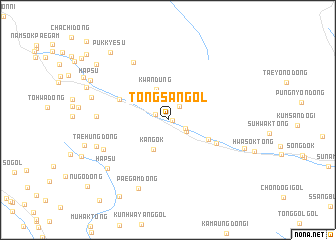 map of Tongsan-gol