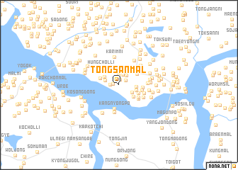map of Tongsan-mal