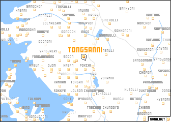 map of Tongsan-ni