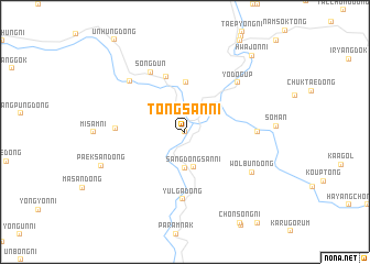 map of Tongsan-ni