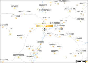 map of Tongsan-ni